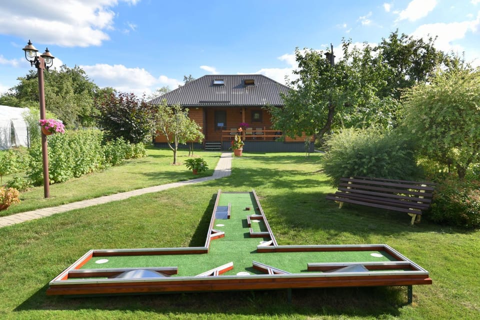 Facade/entrance, Minigolf