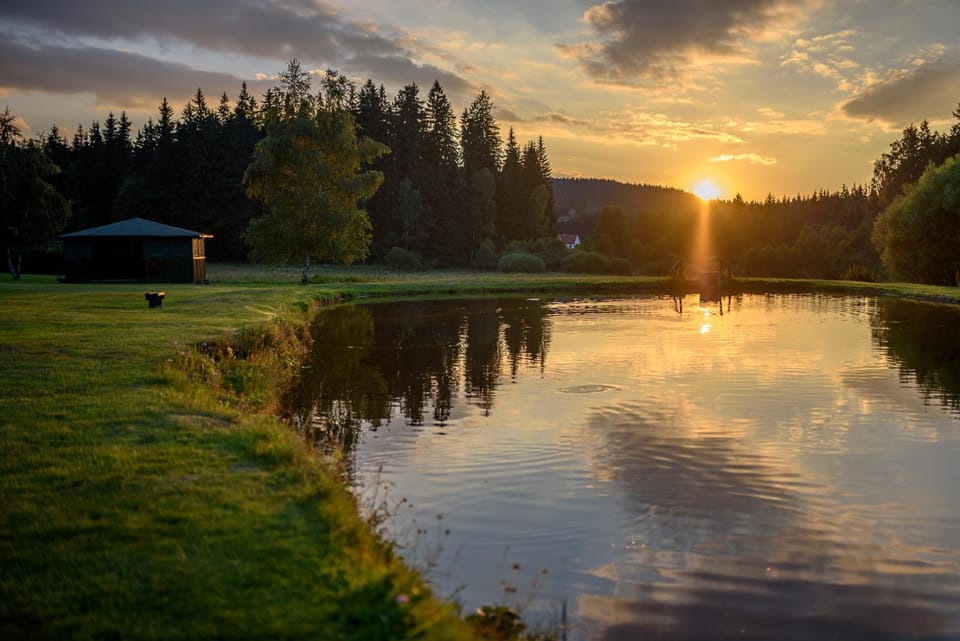 Summer, On site, Lake view, Mountain view, Sunset