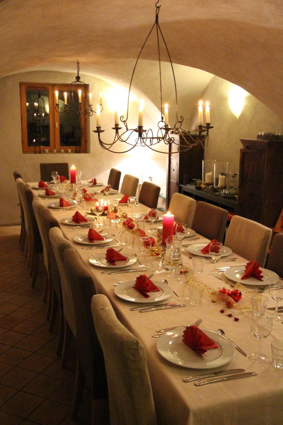 Dining area, Dinner