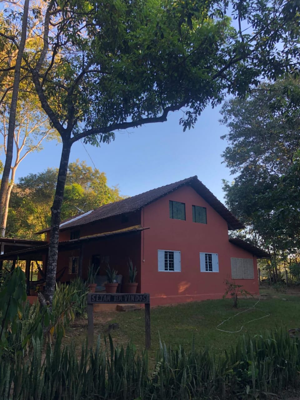Property building, Natural landscape, Garden view