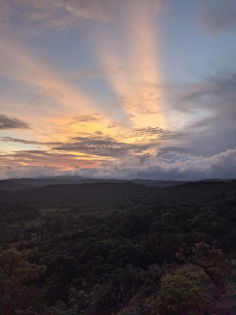 Natural landscape, Sunset