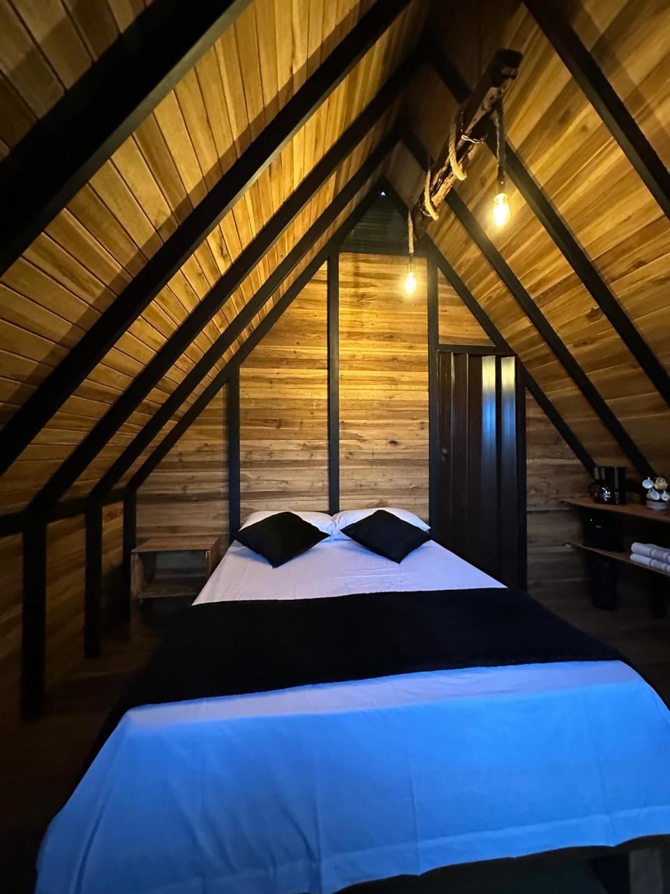 Bed, Photo of the whole room, Bedroom, Sunrise