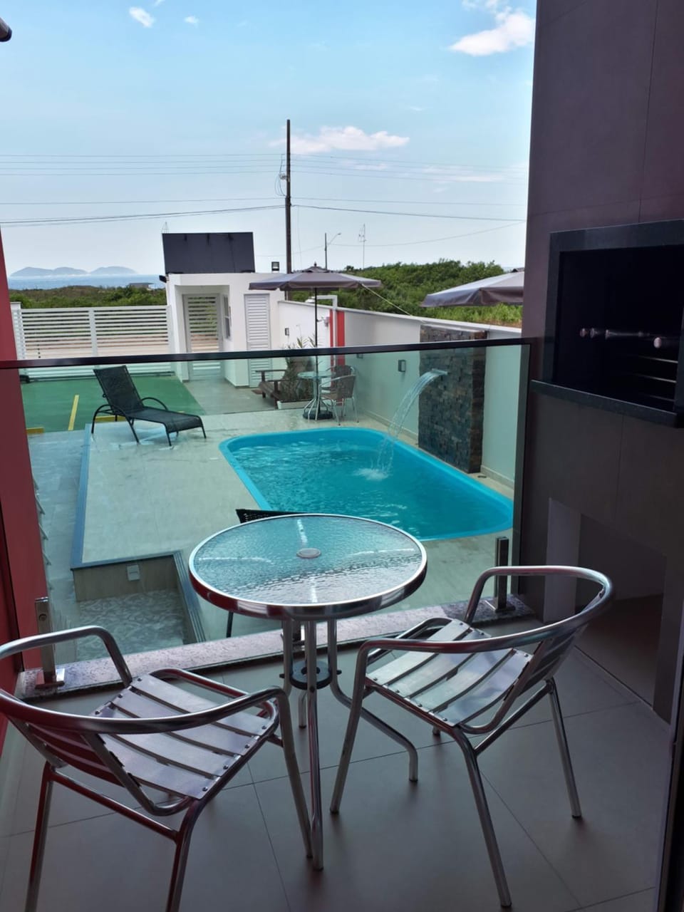 Patio, BBQ facilities, Pool view, Swimming pool