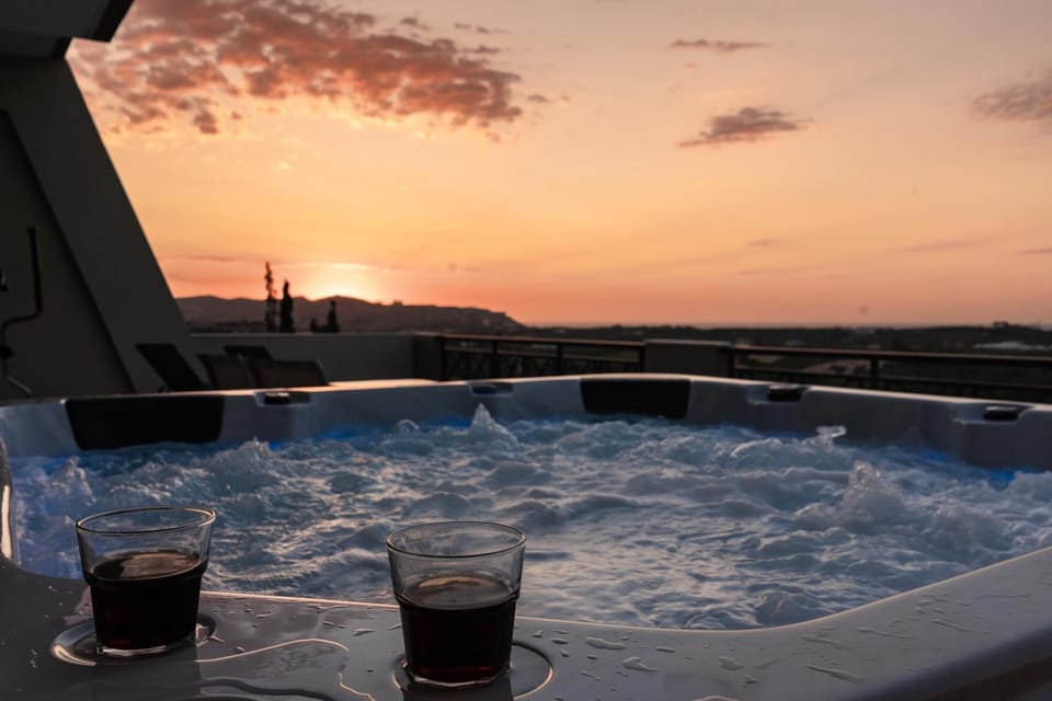 Hot Tub, Spa and wellness centre/facilities, Sunset
