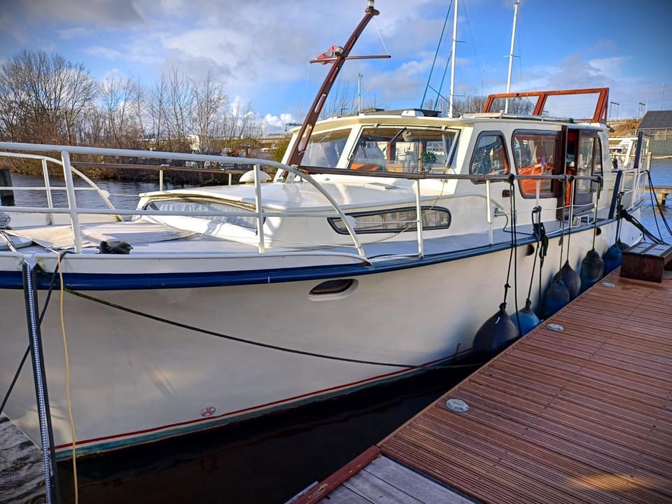 Motorjacht Flint Docked boat in Amsterdam