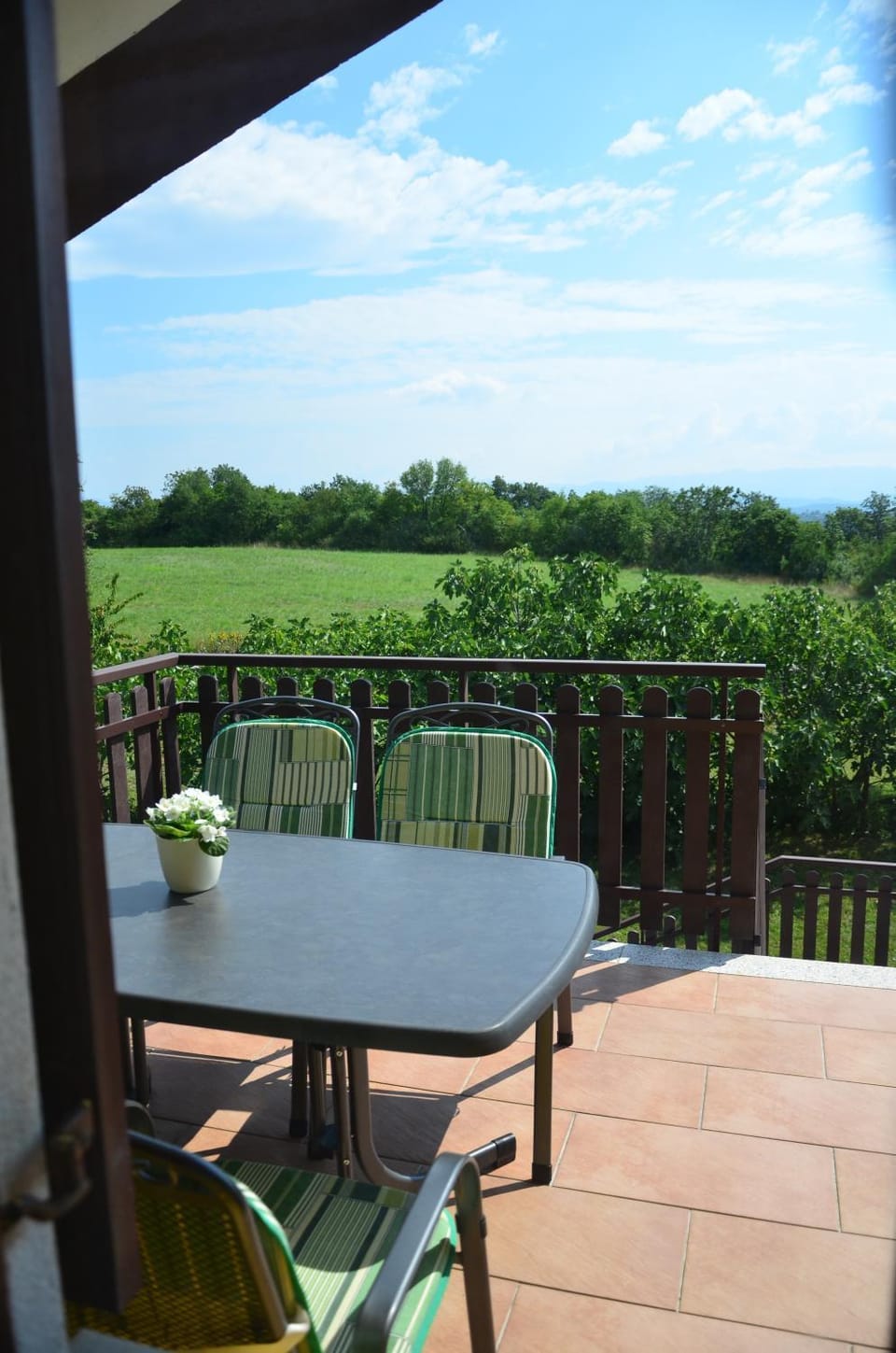 Balcony/Terrace, On site, Garden view