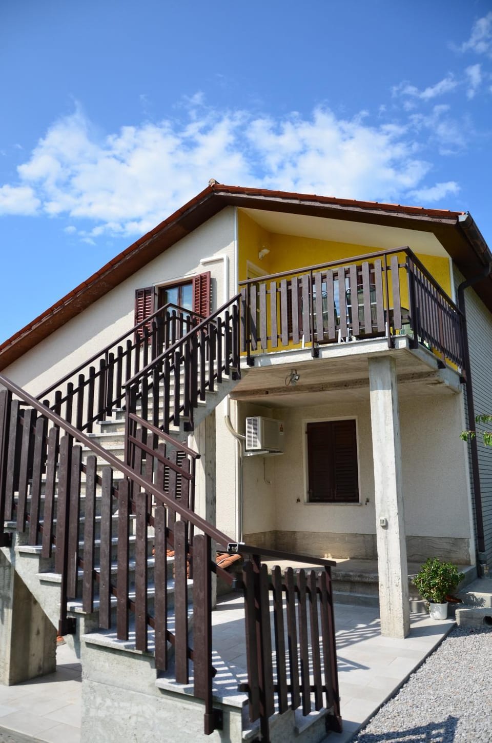 Property building, On site