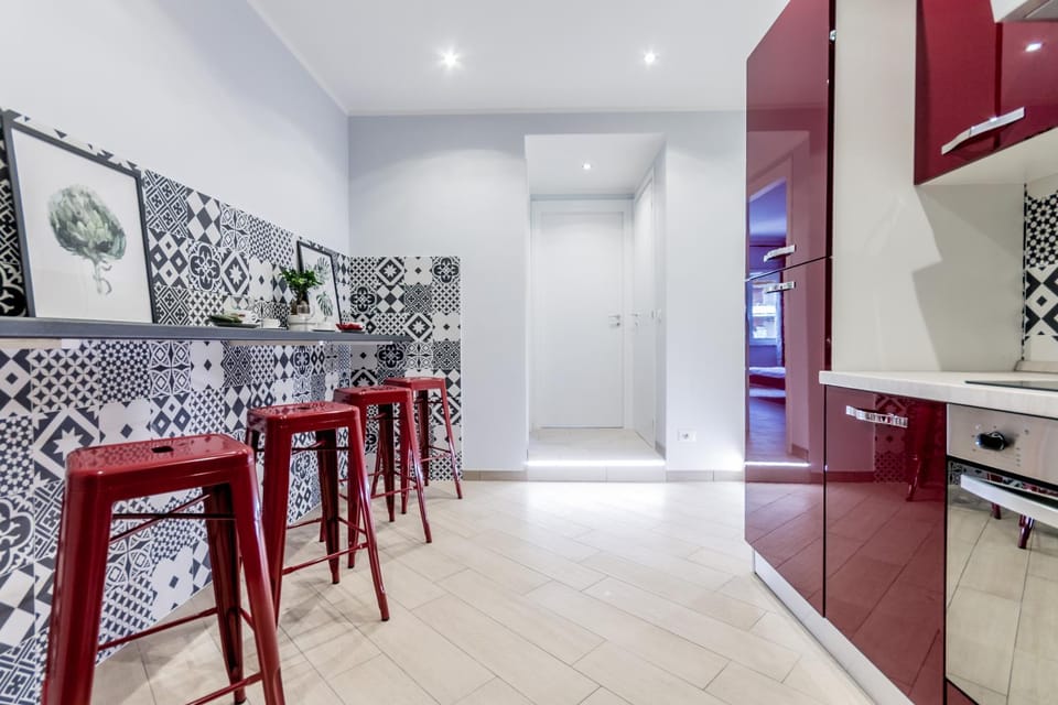 Kitchen or kitchenette, Living room