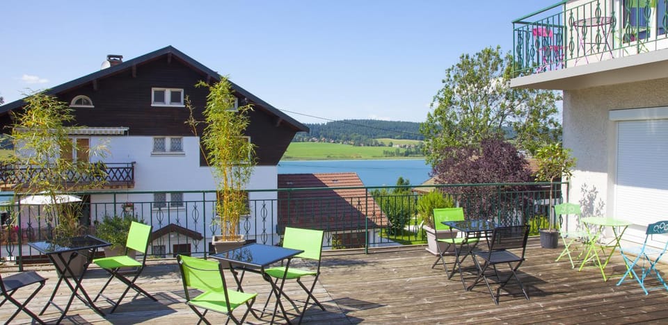 Patio, Natural landscape, Balcony/Terrace, Lake view, Mountain view