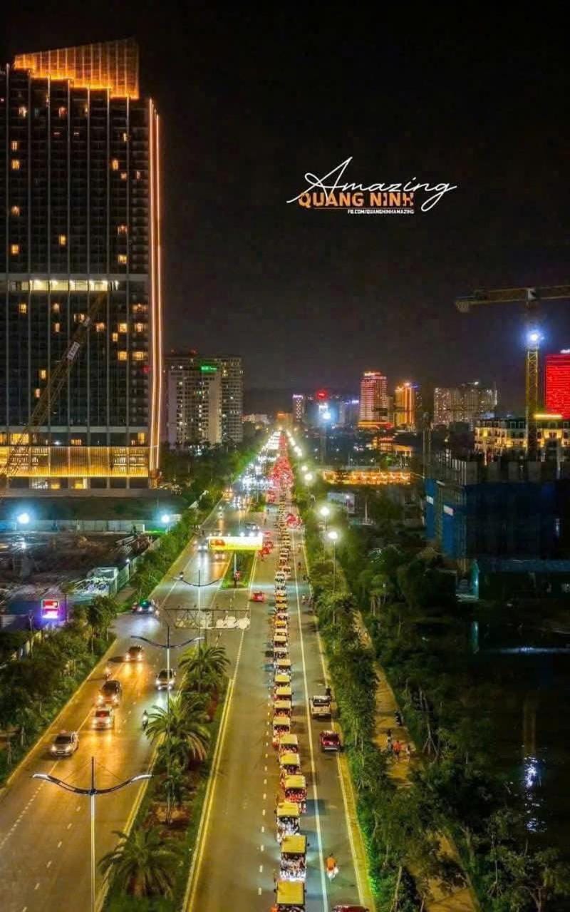 Night, Neighbourhood, City view, Street view