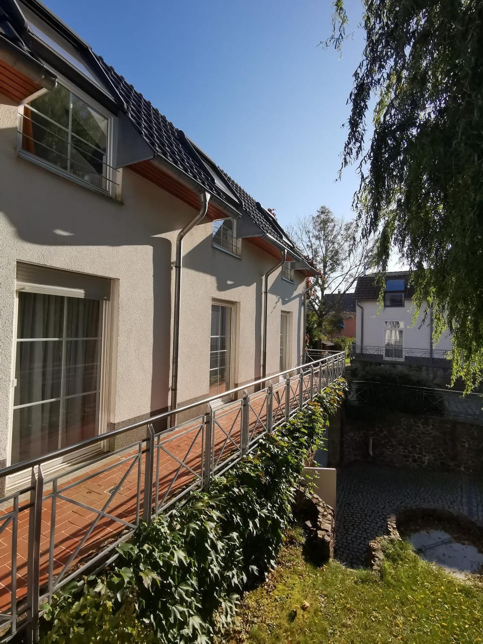 Property building, Garden view
