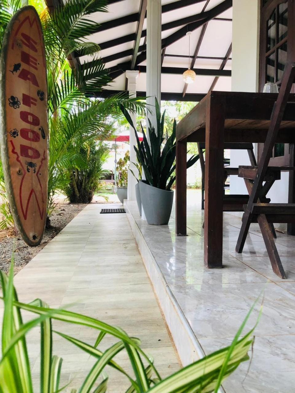 Patio, Day, Garden view