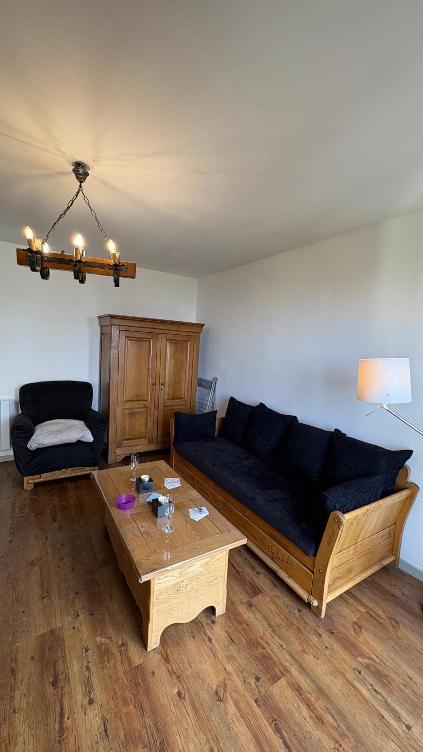 Confortable appartement familial, vue, baignoire Apartment in Bolquère