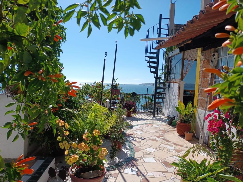 Garden, Balcony/Terrace, Garden view, Sea view