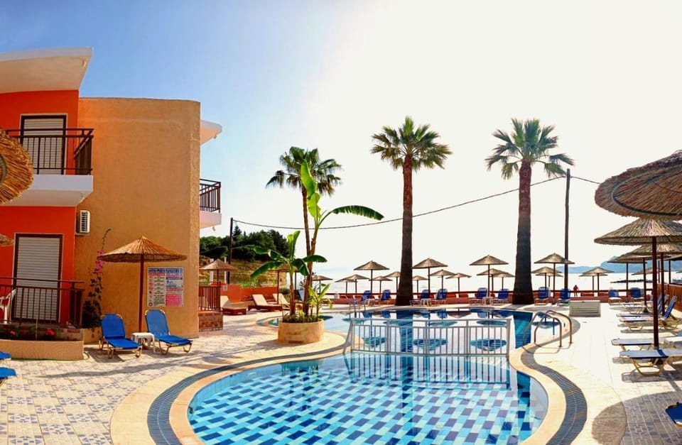 Property building, Pool view, Sea view, Swimming pool