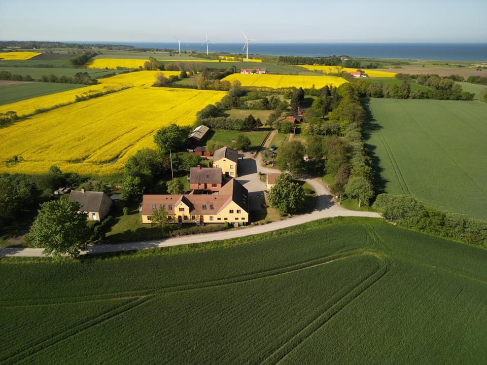 Property building, Natural landscape, Bird's eye view
