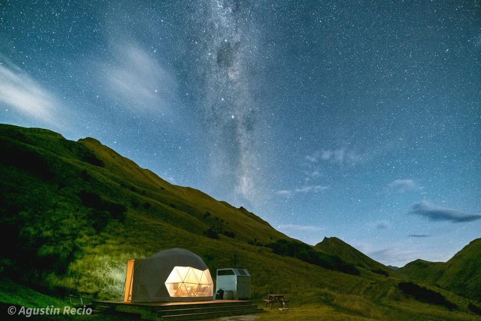 Night, Natural landscape, Mountain view