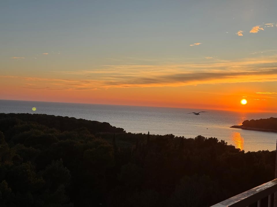 Natural landscape, Sea view, Sunset