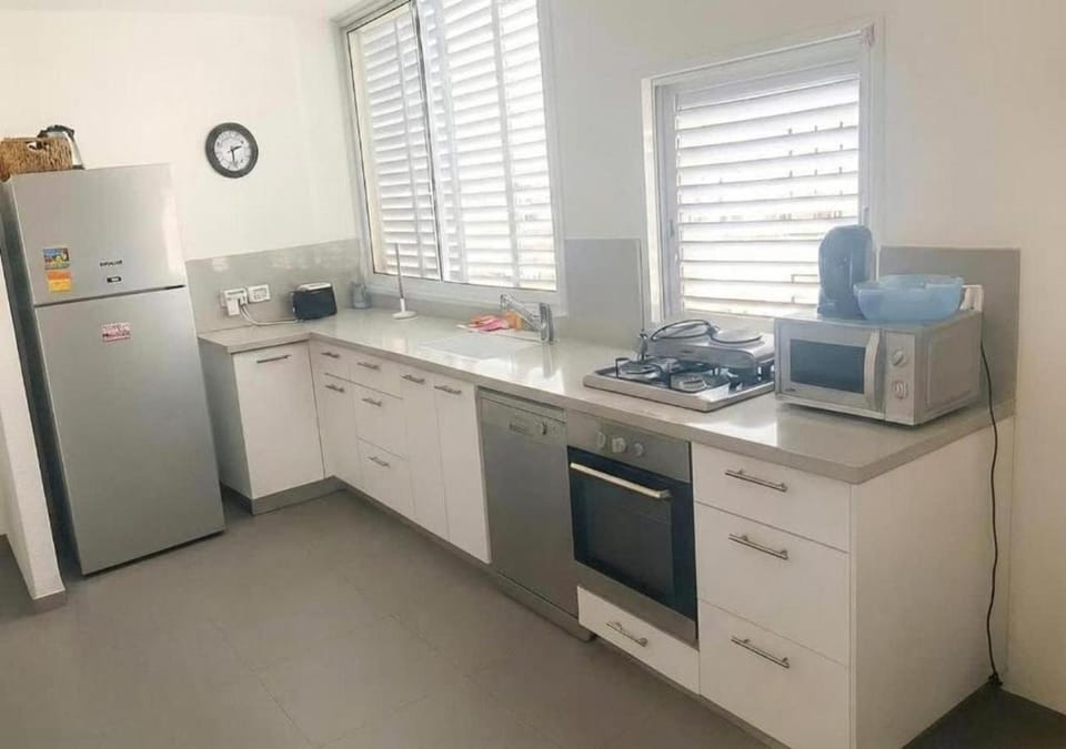 Kitchen or kitchenette, oven, stove, toaster