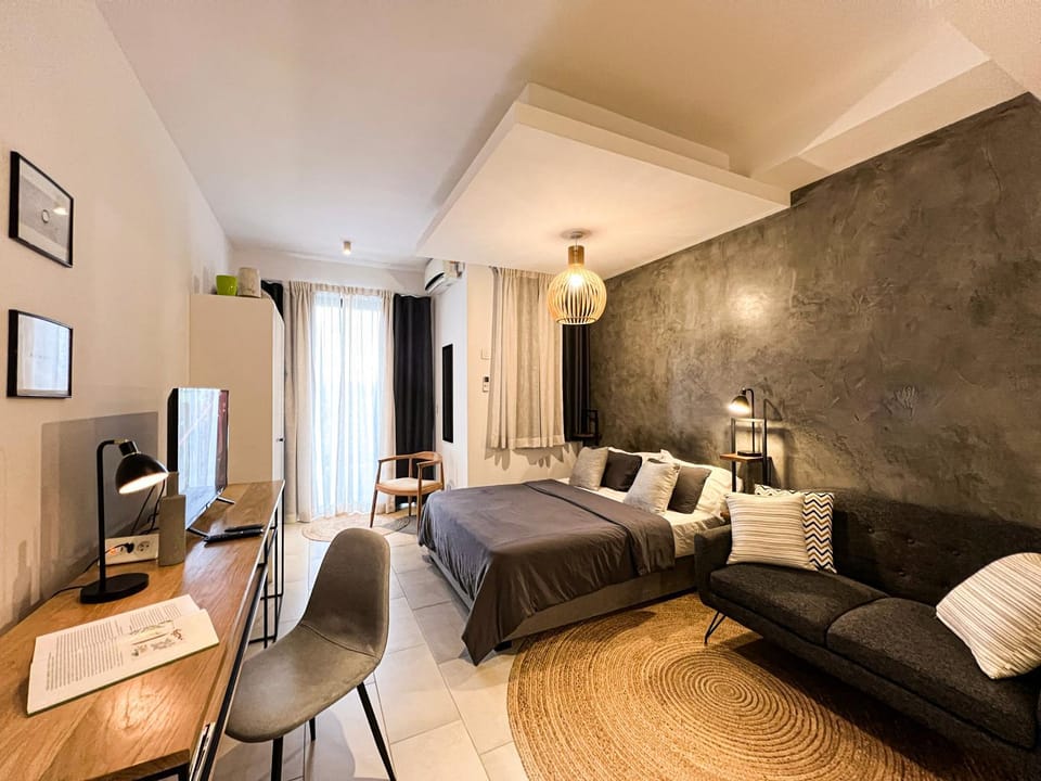Living room, Seating area, Bedroom