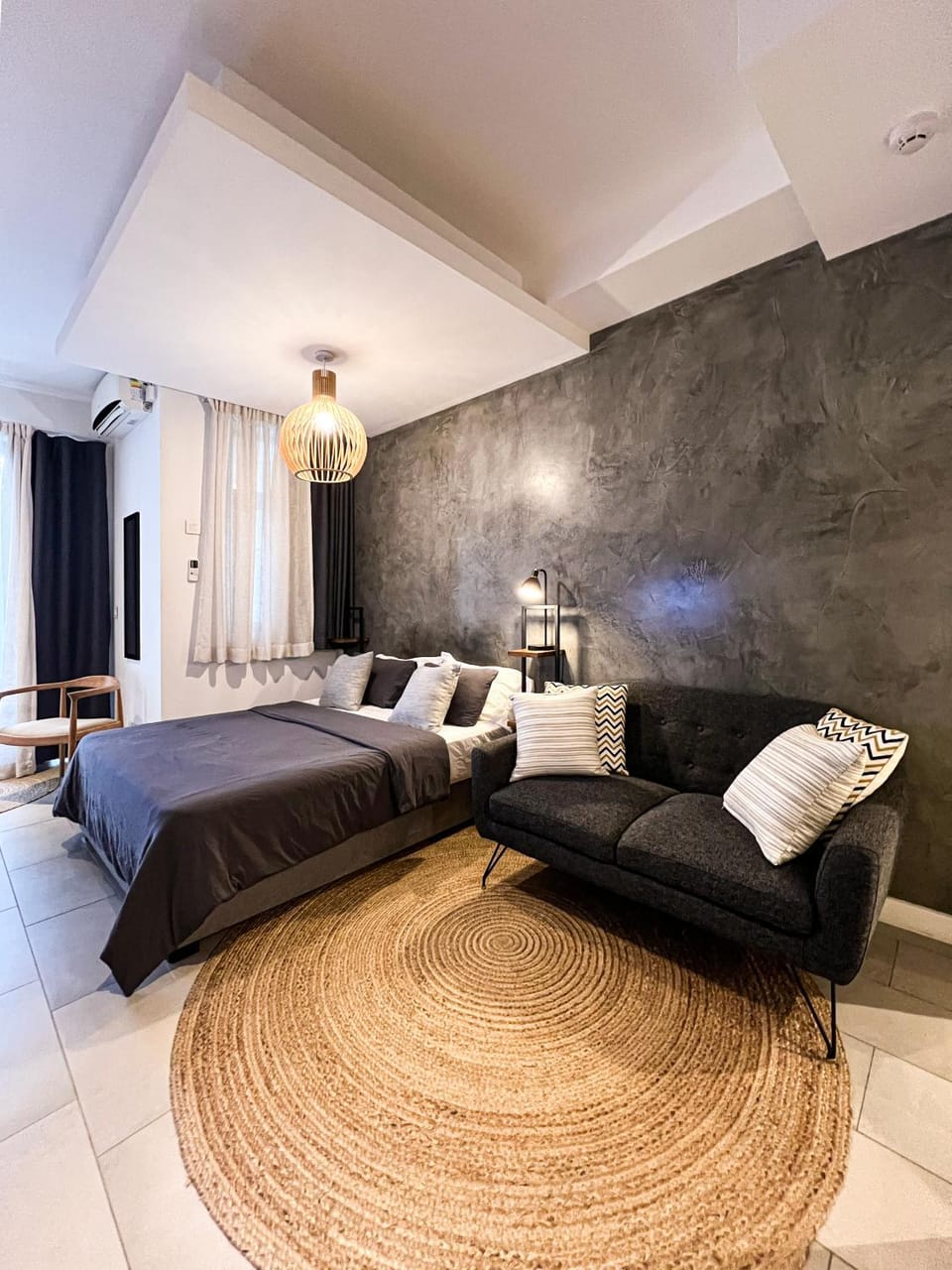 Living room, Seating area, Bedroom
