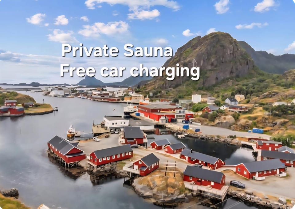 Ytterviks Rorbu Lofoten Private Sauna & Free elektric CarCharging House in Lofoten