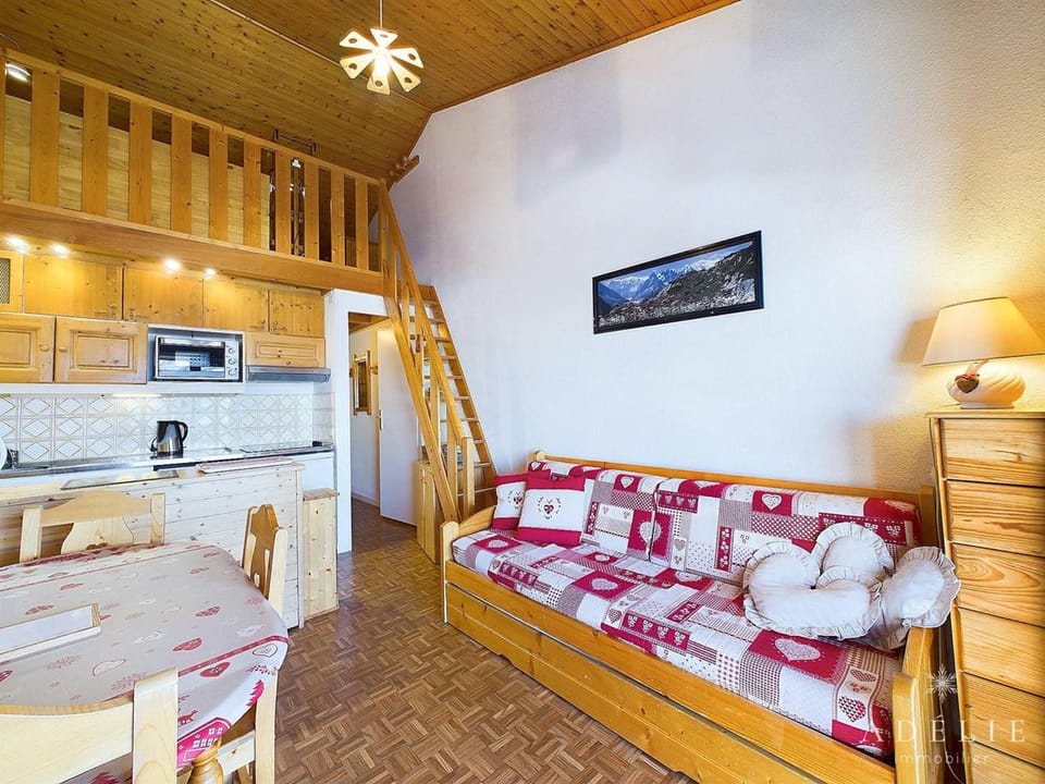 Studio Cabine et Mezzanine pour 4 pers à Montvalezan-La Rosière - FR-1-398-550 Cabin in Montvalezan