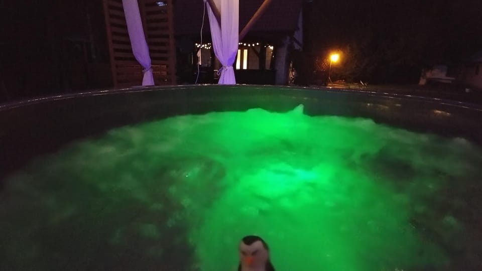 Night, Hot Tub