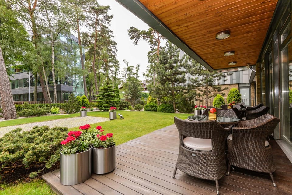 Property building, Patio