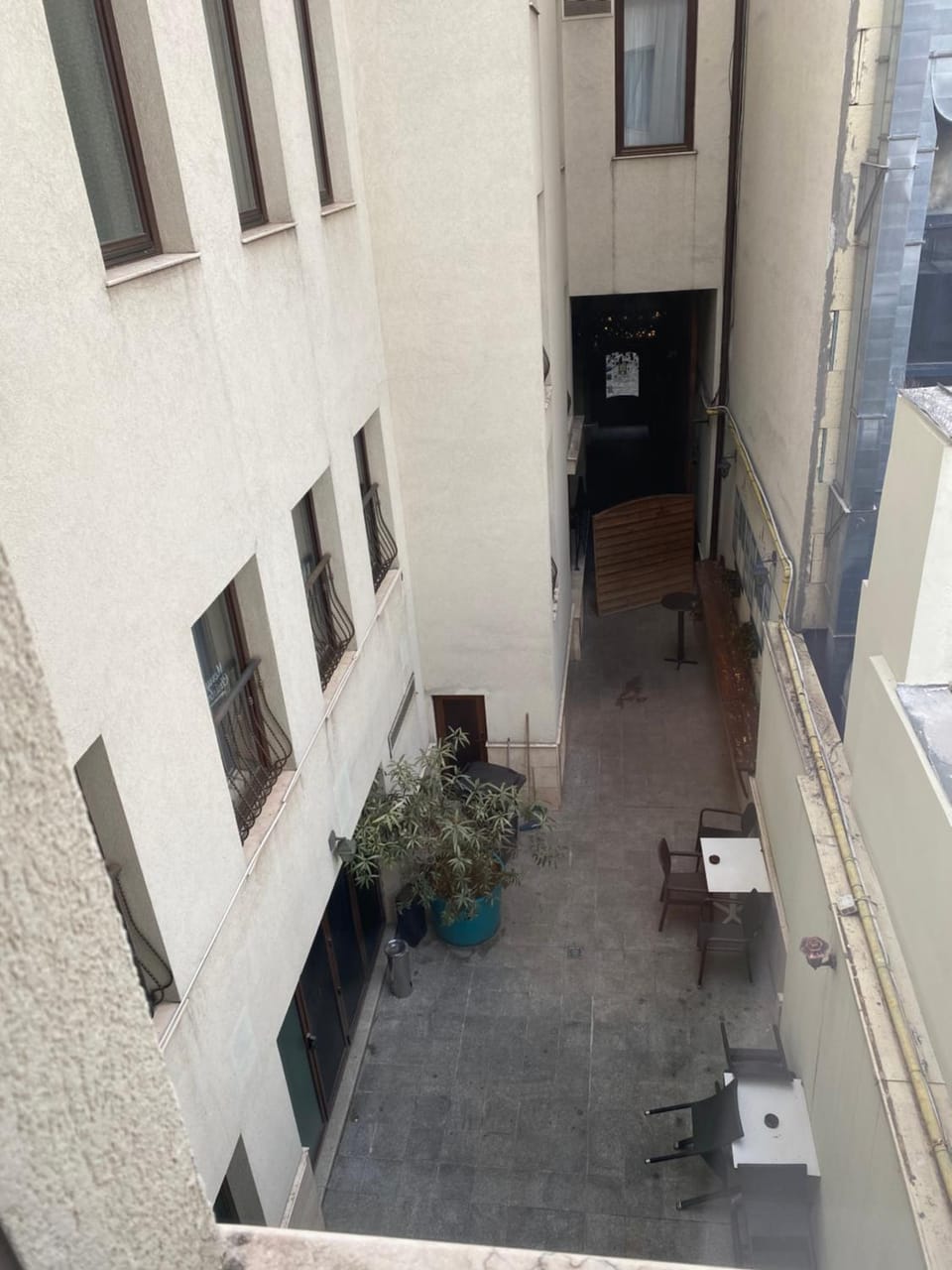 Inner courtyard view, Inner courtyard view