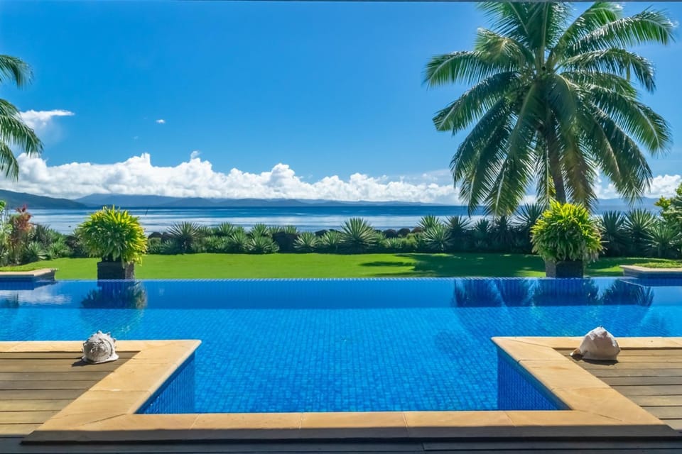 View (from property/room), Pool view, Sea view, Swimming pool