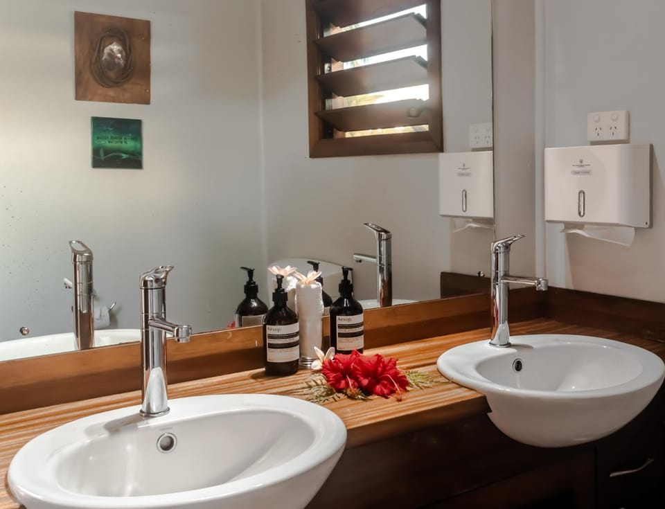 Bathroom, hair dryier