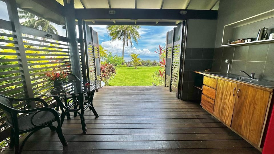 Patio, Garden, View (from property/room), Kitchen or kitchenette, Sea view