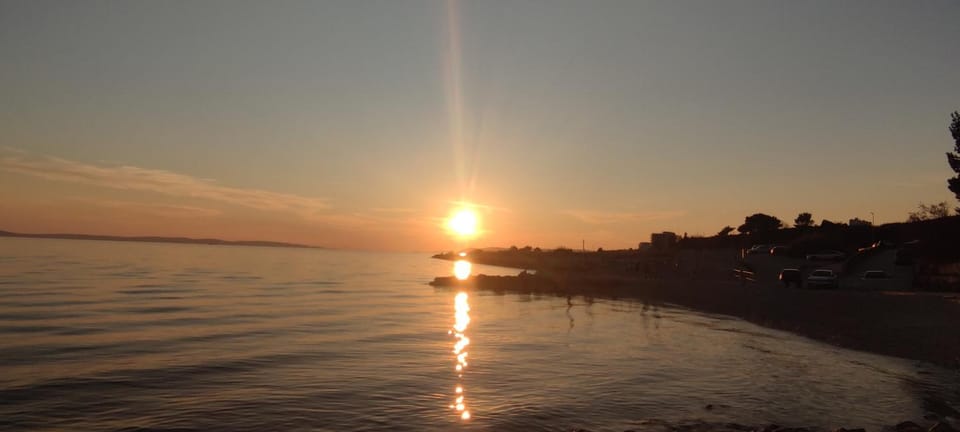 Natural landscape, Beach, Sunset