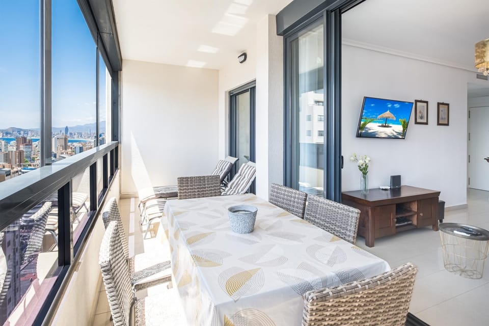 TV and multimedia, View (from property/room), Balcony/Terrace, Living room, Dining area