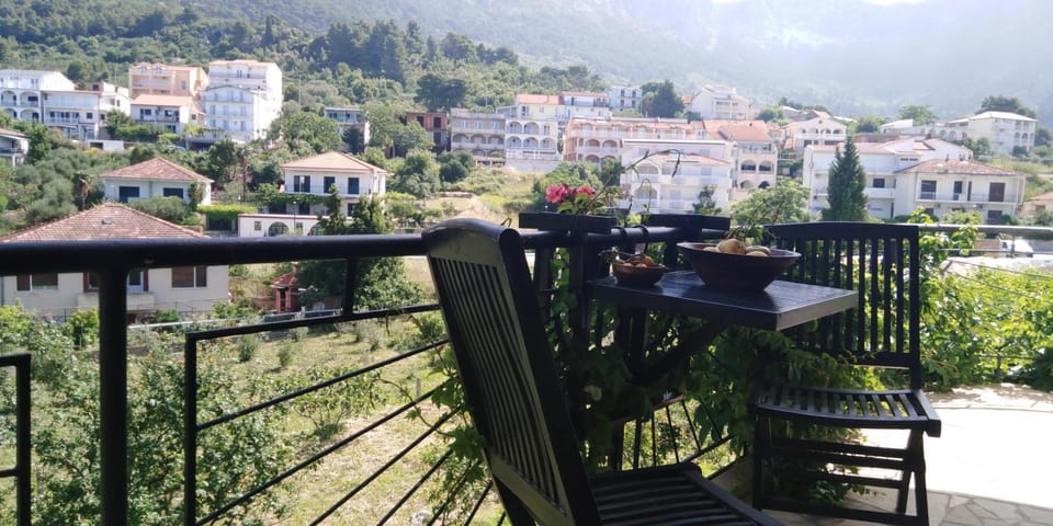 Property building, Patio, Natural landscape, View (from property/room), Balcony/Terrace
