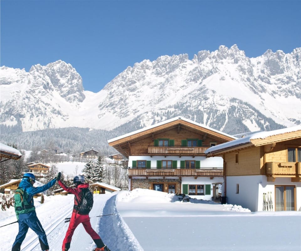 Day, Winter, Skiing