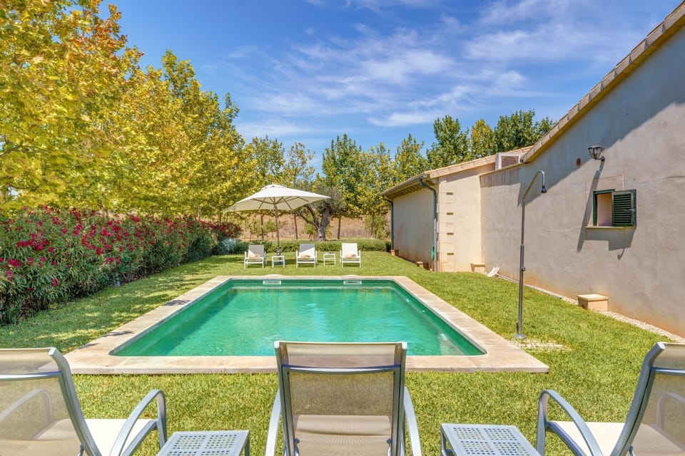 Property building, Living room, Swimming pool