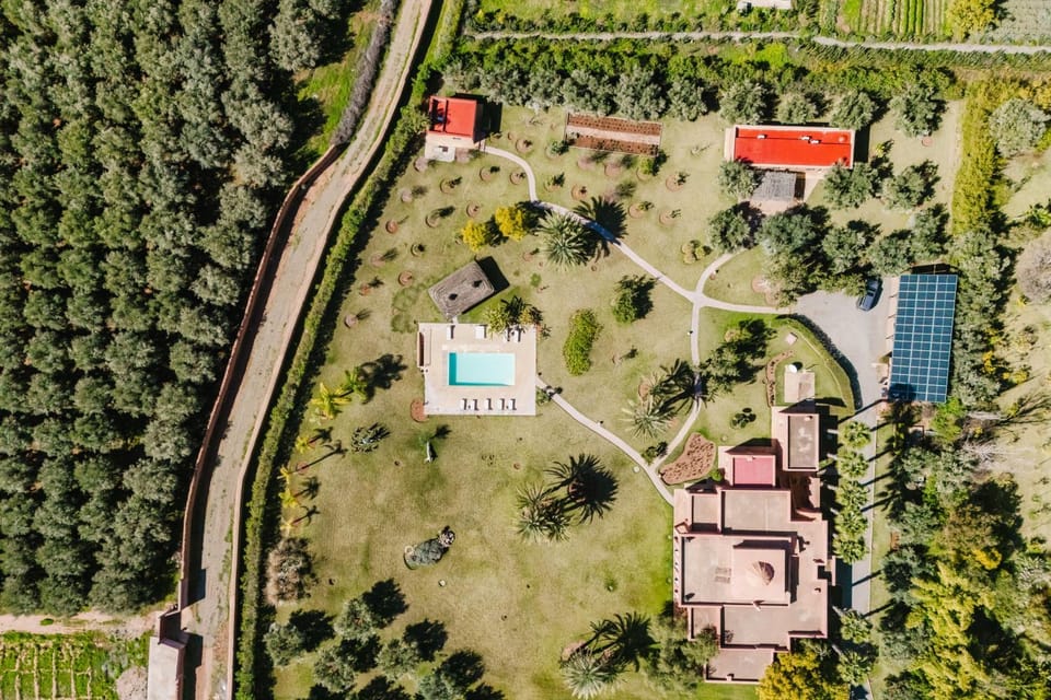 Natural landscape, Bird's eye view, Pool view