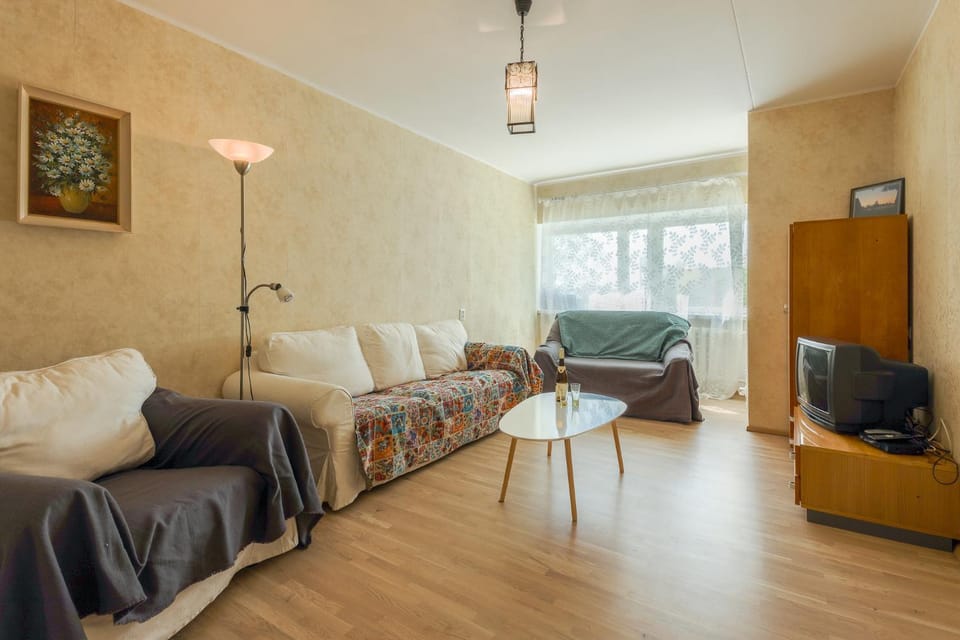 Living room, cot