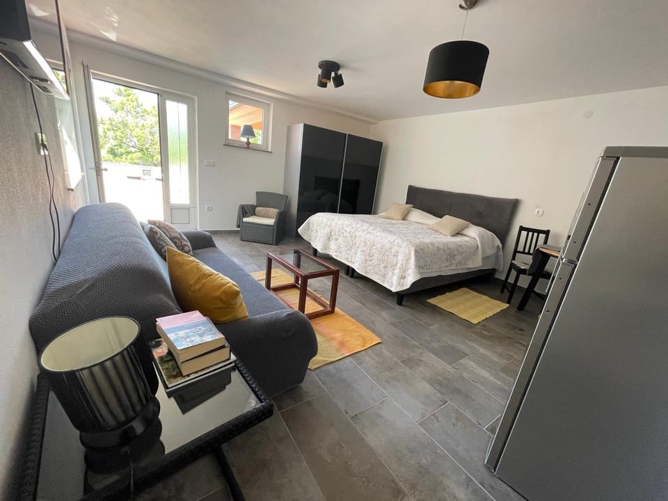 Bed, TV and multimedia, Living room, Photo of the whole room, Seating area, Bedroom, wardrobe