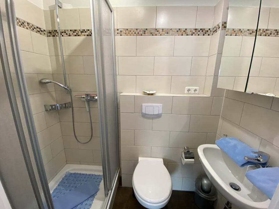 Shower, Toilet, Bathroom, towels