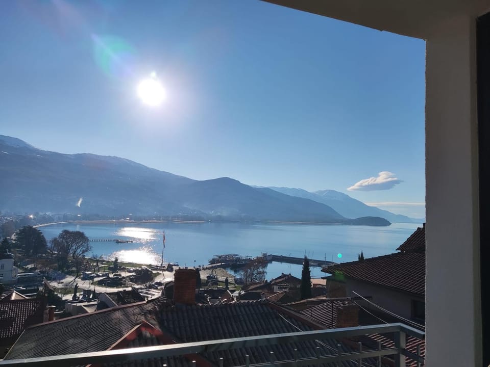 Day, Natural landscape, View (from property/room), Balcony/Terrace, Lake view, Mountain view