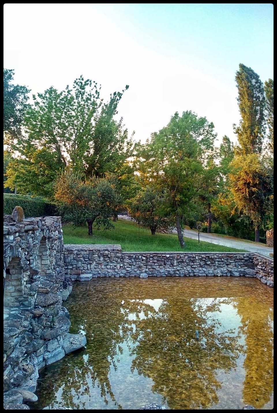 Summer, Garden, Garden, On site, Garden view, Sunset