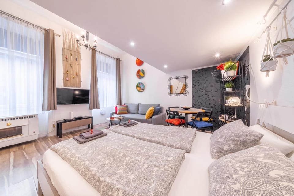 Bed, TV and multimedia