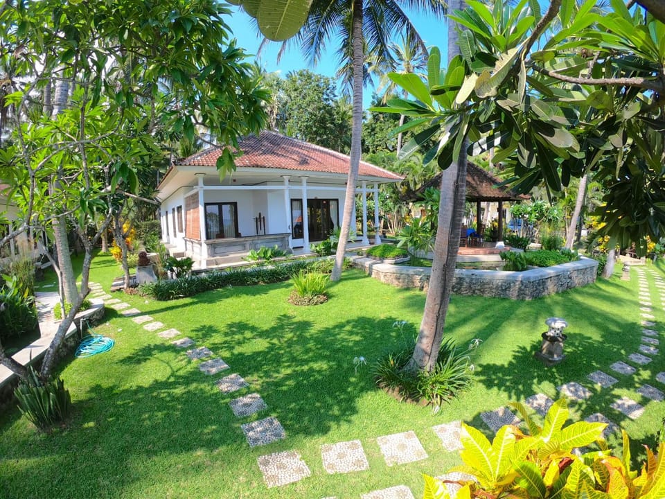 Property building, Garden view