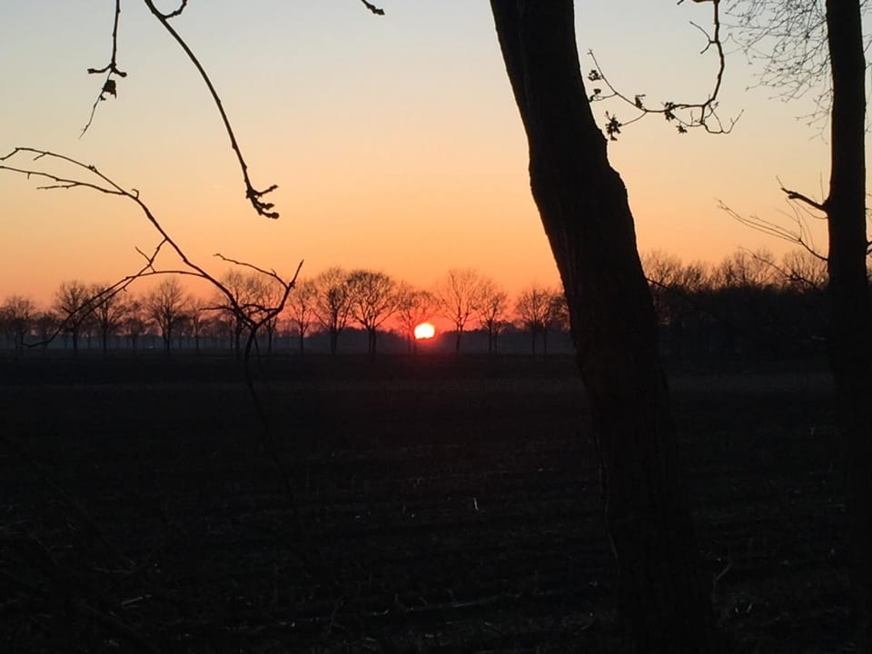Natural landscape, Sunset
