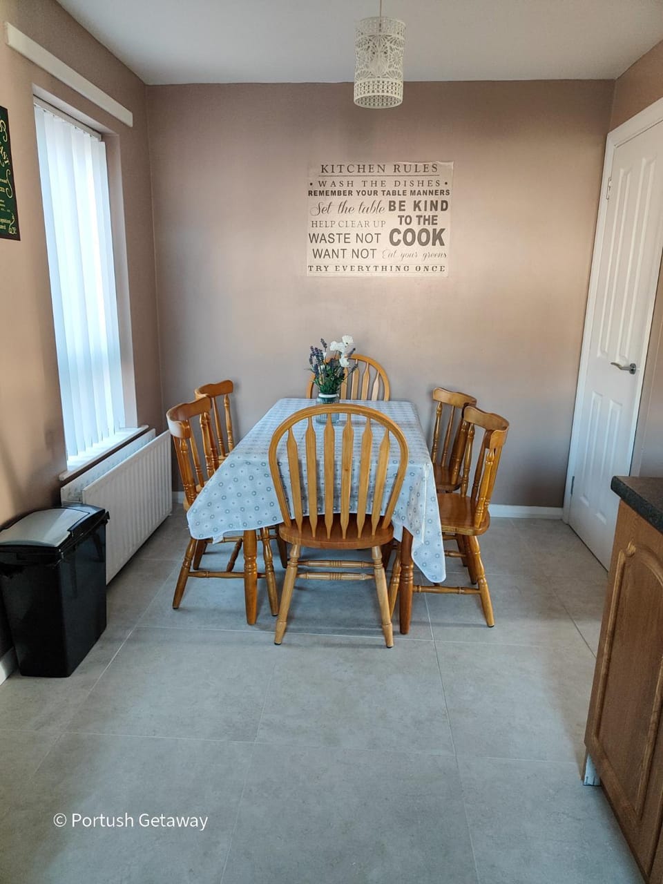Dining area