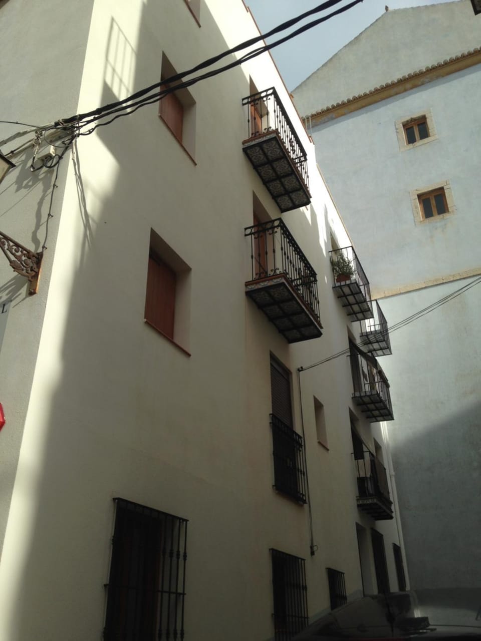 Property building, On site