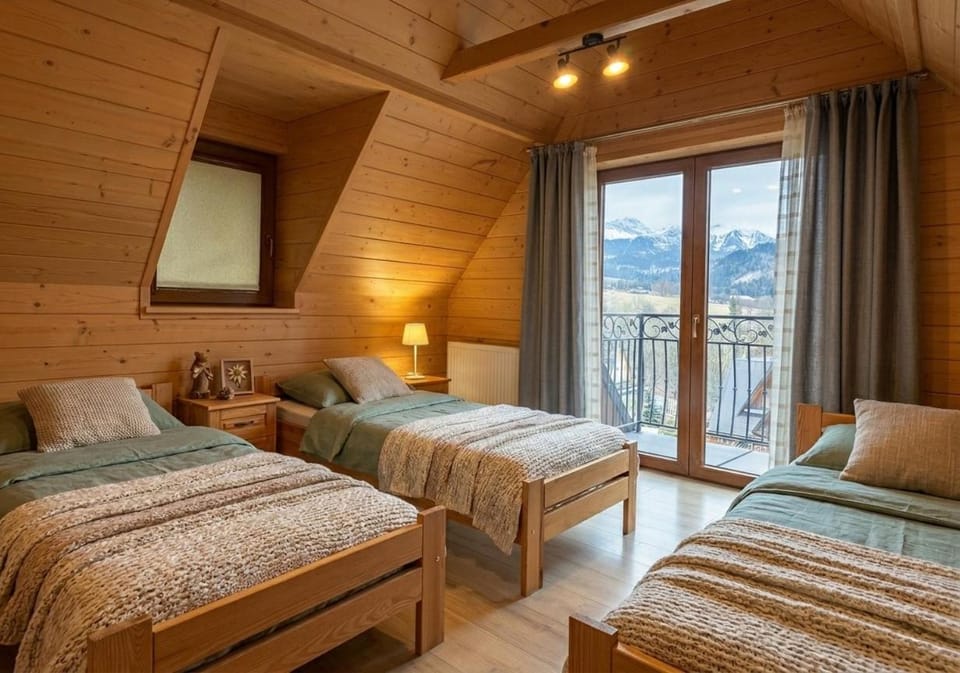 Bed, Natural landscape, Bedroom